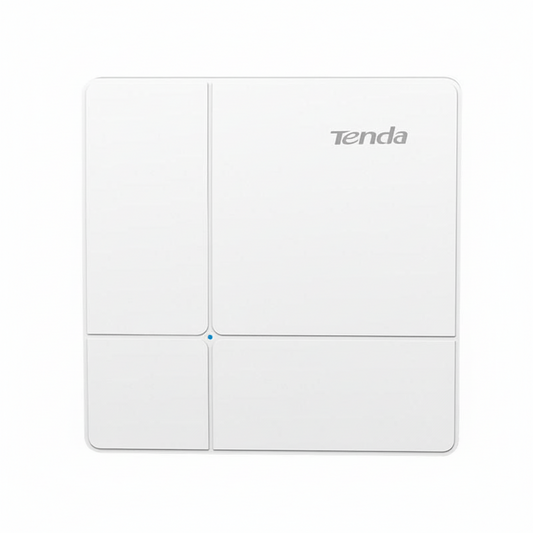 Front view of the Tenda I24 dual-band ceiling access point.

