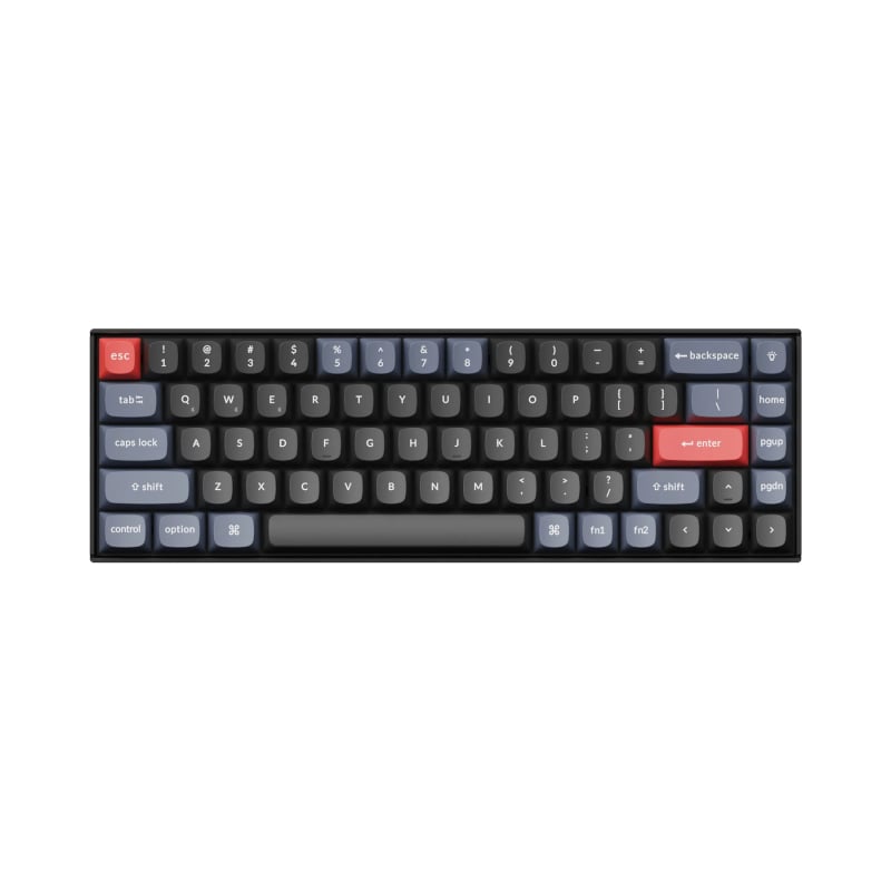 Keychron K6 Pro 65% Red G Pro Switches RGB Wireless Keyboard - Black