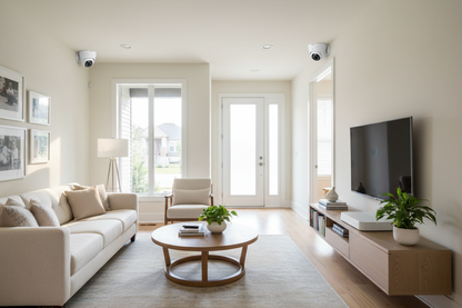 Context image of the security system installed monitoring a residential or commercial property.

