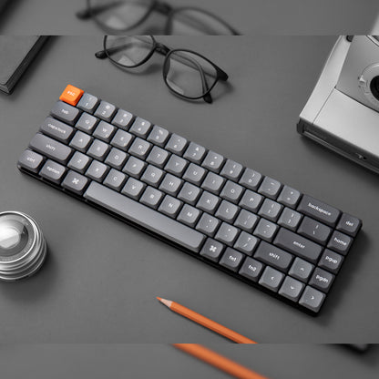 Keychron K7 Max QMK/VIA 65% Wireless Custom Mechanical Keyboard | BROWN Switches