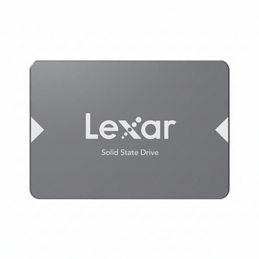 Front view of the Lexar NS100 1TB 2.5-inch SATA III internal SSD.
