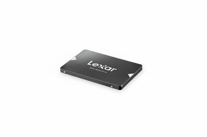 Top-down view of the Lexar NS100 LNS100512RB SSD.

