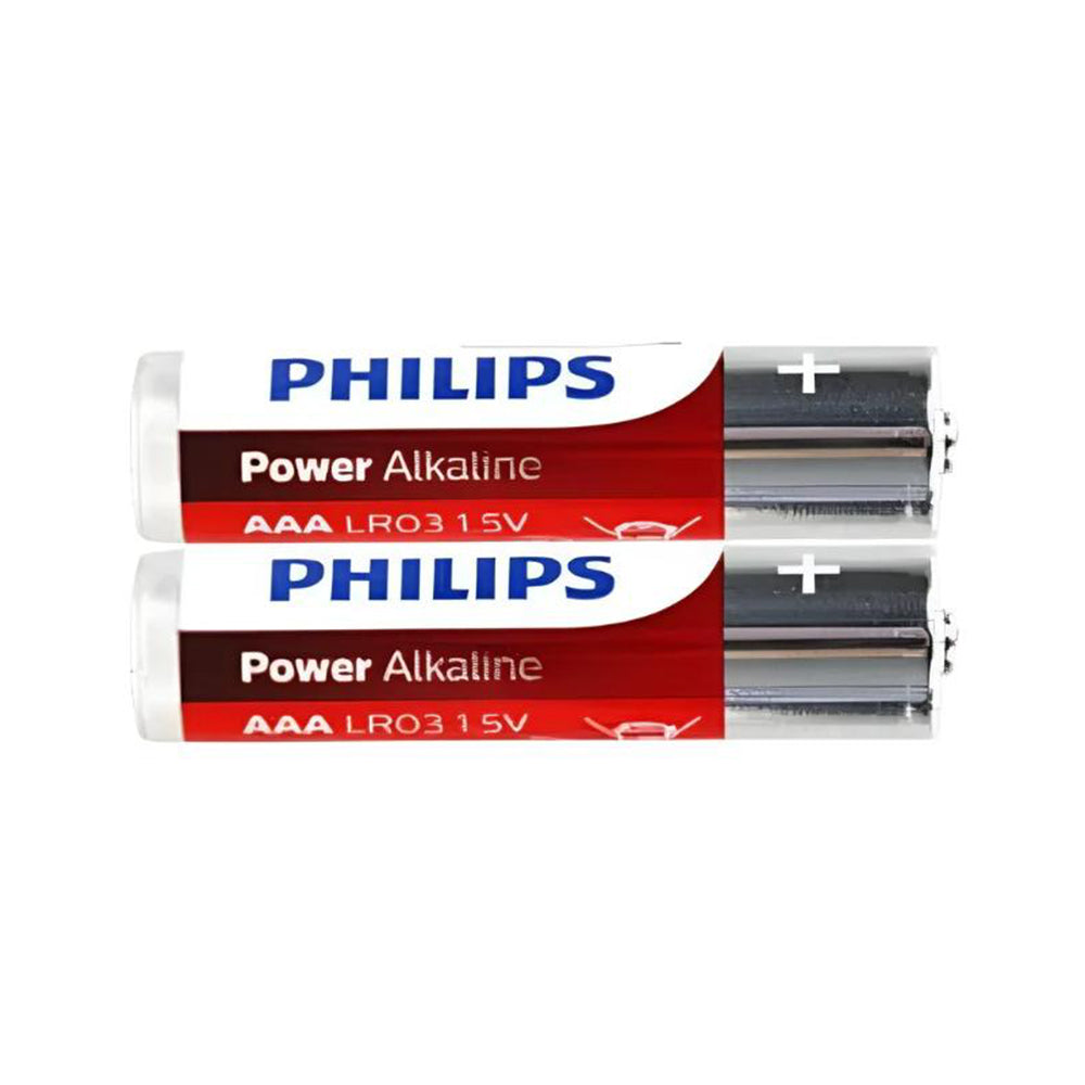 Philips Power Alkaline AAA Batteries LR03P6B/40, 1.5V, 6-pack
