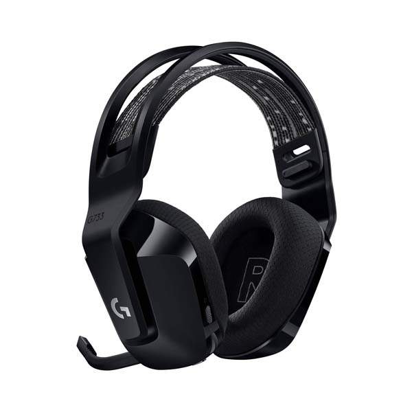 Logitech G733 LIGHTSPEED WIRELESS HEADSET BLK - Lightspeed Wireless and Lightweight; Full Spectrum Lightsync RGB; .