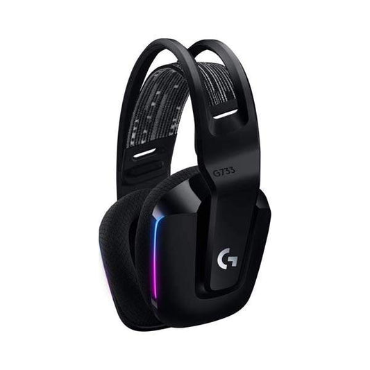 Logitech G733 LIGHTSPEED WIRELESS HEADSET BLK - Lightspeed Wireless and Lightweight; Full Spectrum Lightsync RGB; .