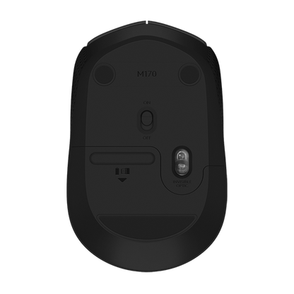 910-004642- Logitech M170 Wireless Mouse - GREY-K - 2.4GHZ