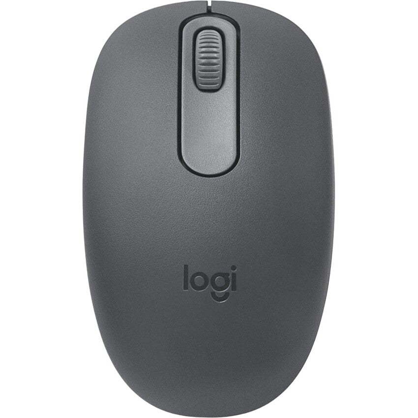 Logitech M196 Wireless Bluetooth mouse in graphite on a white background
