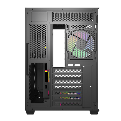 FSP M341 ARGB ATX Mid Tower Gaming Chassis - Black