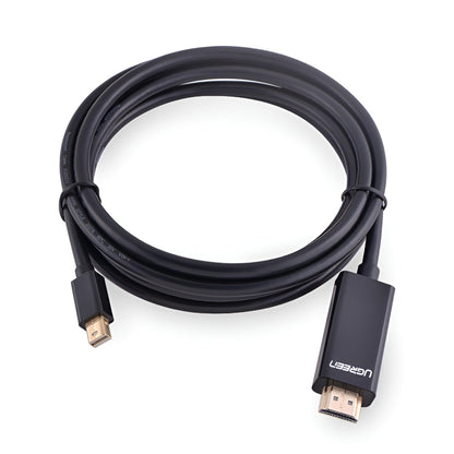 UGREEN Mini DisplayPort Male to 4K@30Hz HDMI Cable 1.5m - Black