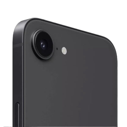 iPhone 16e slim aluminum side design Black finish