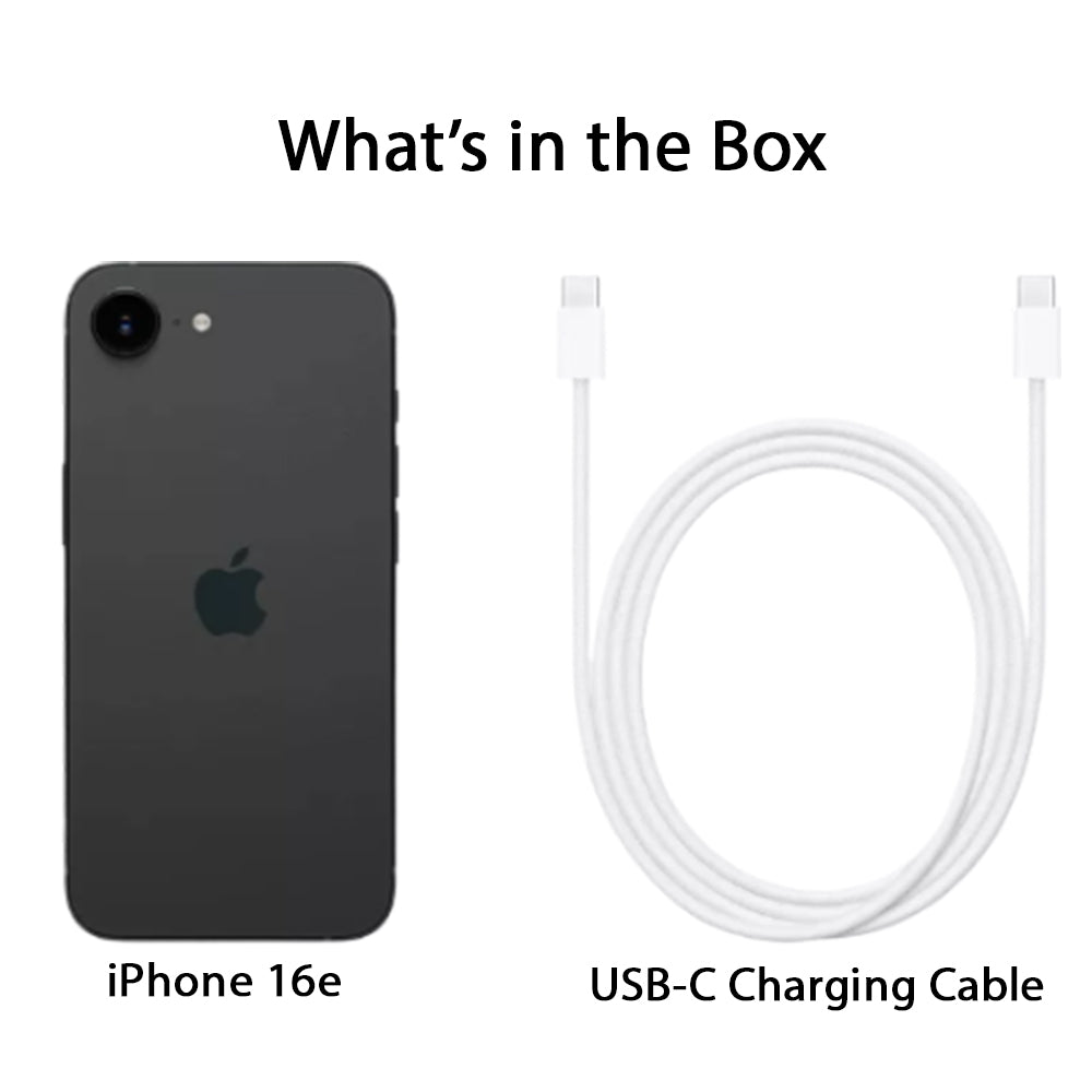 iPhone 16e MagSafe and USB-C fast charging