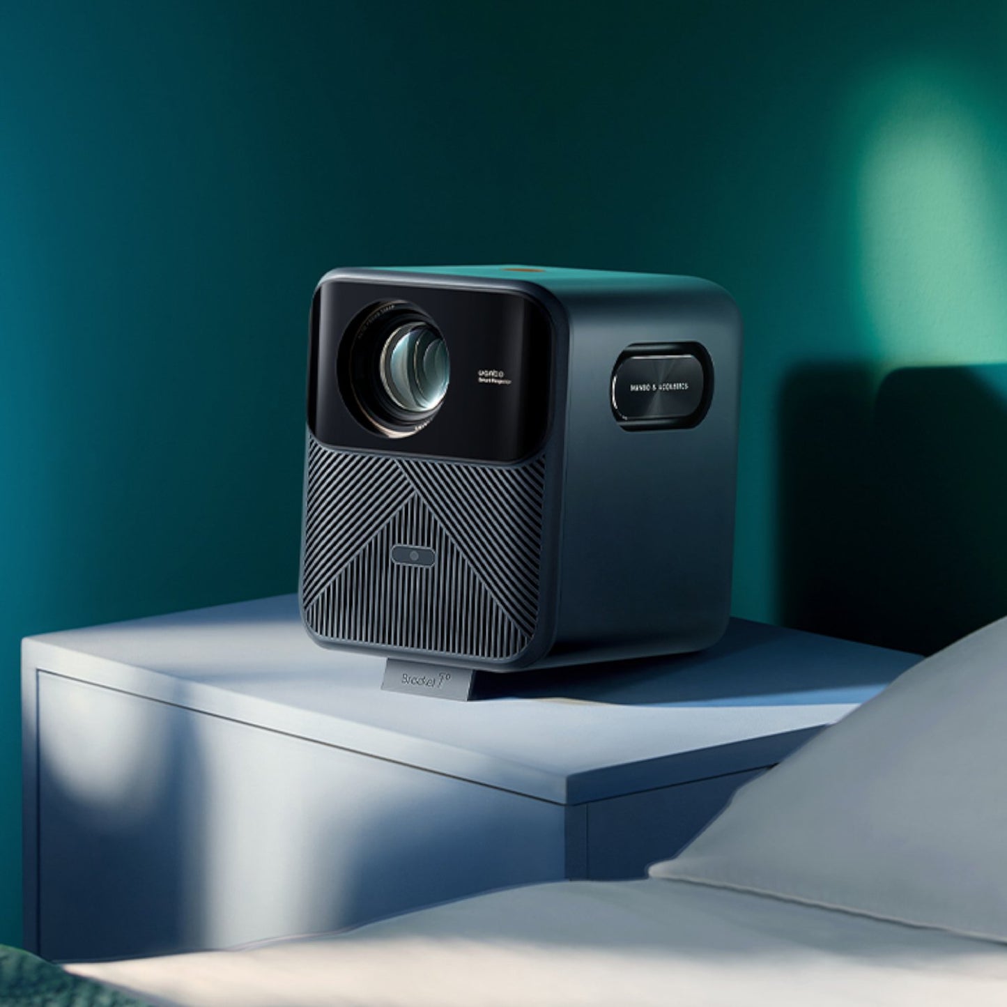 WANBO MOZART 1 PRO 1080P 900ANSI Android 11 Smart Home Theatre Projector - Dark Blue