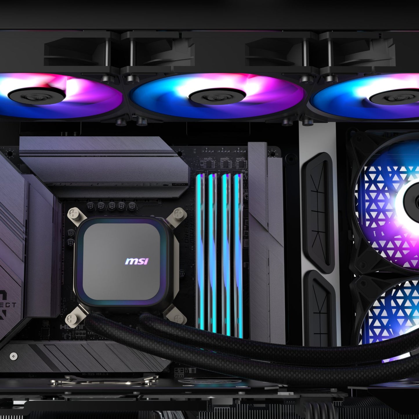 MSI MAG Coreliquid A13 360 AIO Liquid CPU Cooler - Black