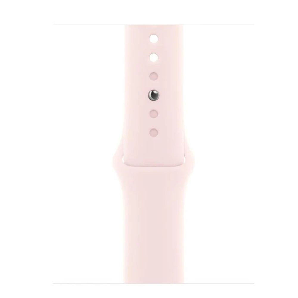 Apple 41mm Light Pink Sport Band (S/M) laid flat