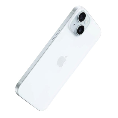 Close-up of iPhone 15 Blue camera system with Night Mode