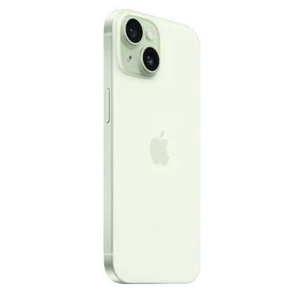 iPhone 15 512GB Green back showing dual camera system