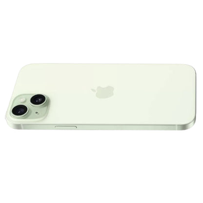 iPhone 15 Plus Green with USB-C charging cable