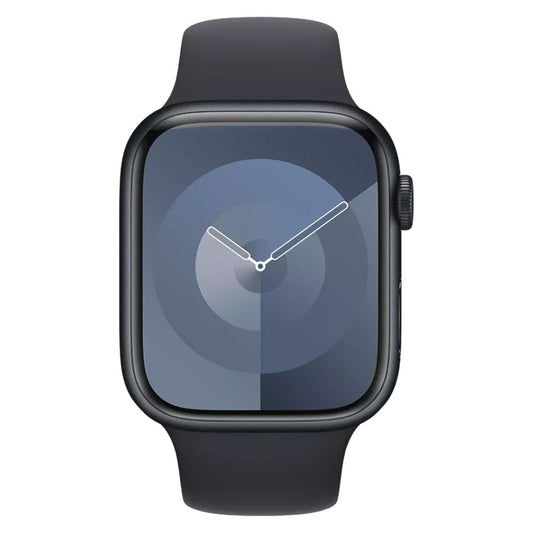 Apple 45mm Sport Band X/L in Midnight laid flat