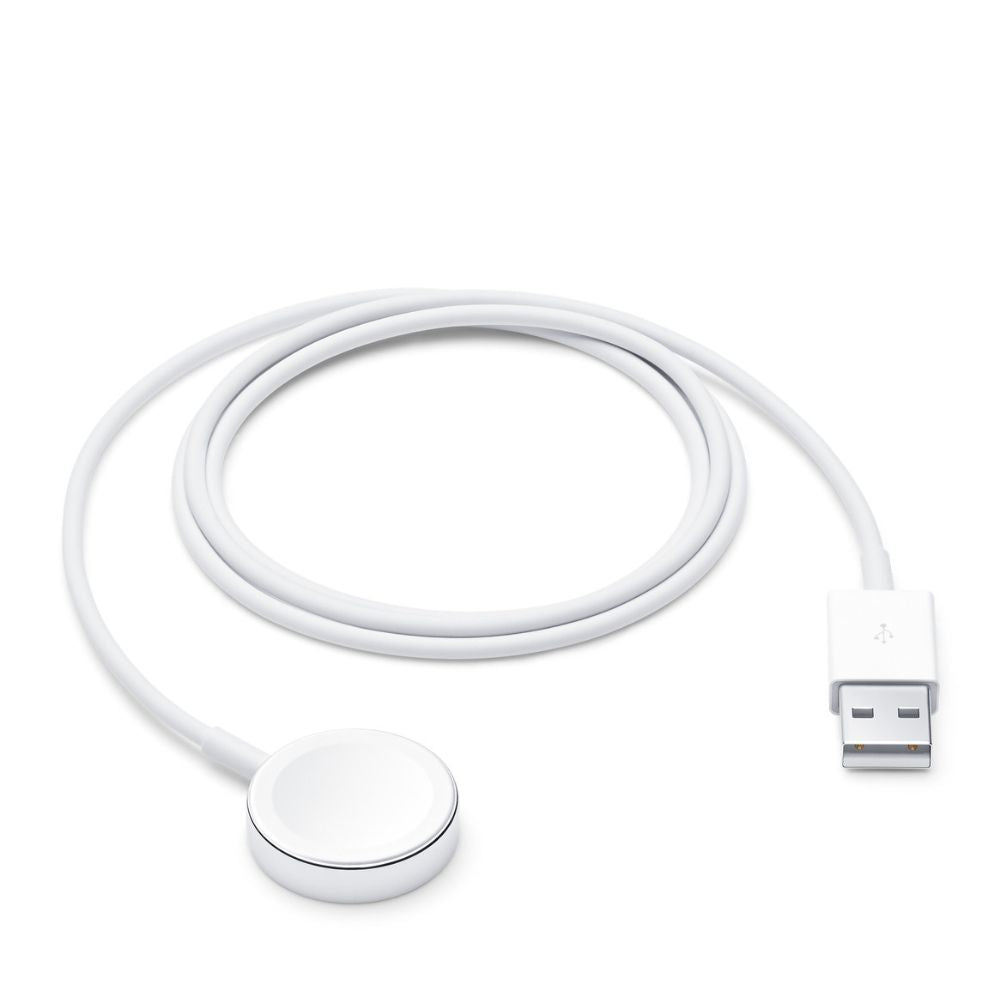 Apple Watch Magnetic Charging Cable (1 m) coiled neatly