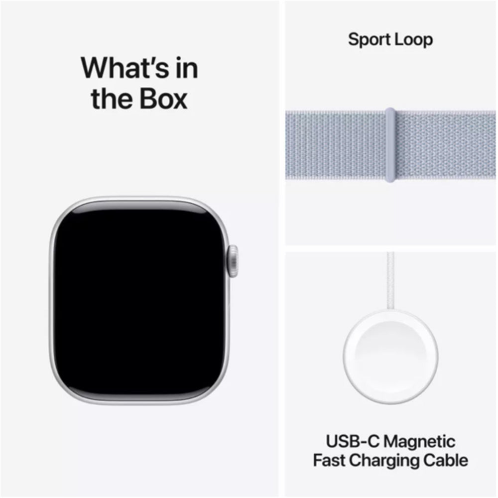 Apple Watch Series 10 smartwatch with ECG app and health sensors