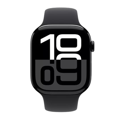 Jet Black Apple Watch Series 10 GPS with Always-On Retina display