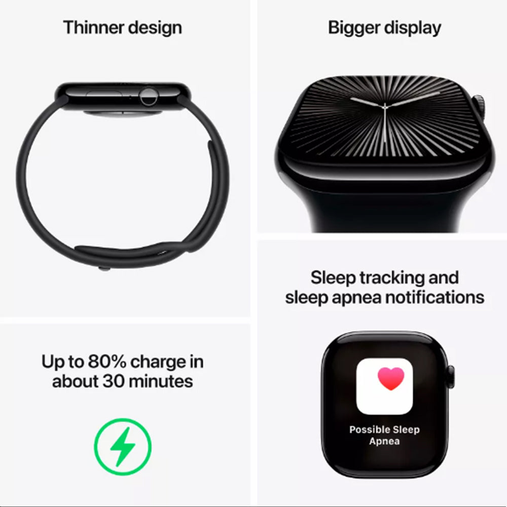 Apple Watch Series 10 fitness tracking and workout screen