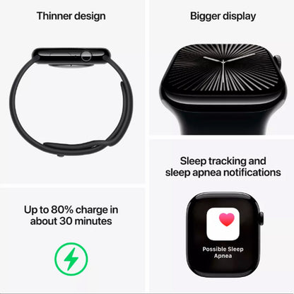 Apple Watch Series 10 fitness tracking and workout screen