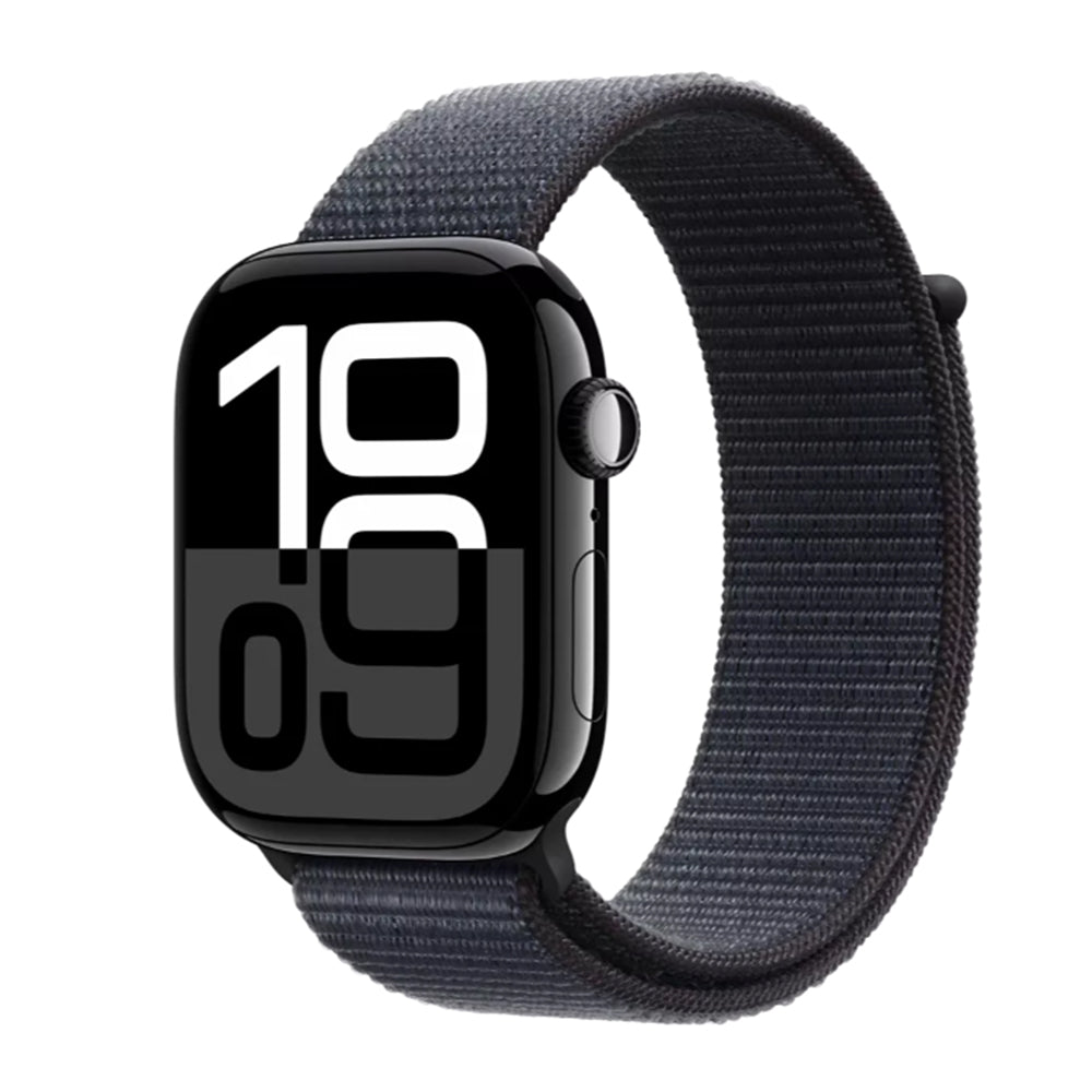 Apple Watch Series 10 GPS 42mm Jet Black front view