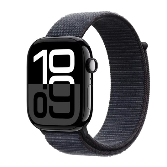 Apple Watch Series 10 GPS 42mm Jet Black front view