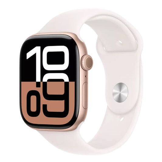 Apple Watch Series 10 GPS 42mm Rose Gold front view