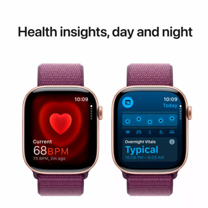Apple Watch Series 10 Rose Gold aluminium case close-up