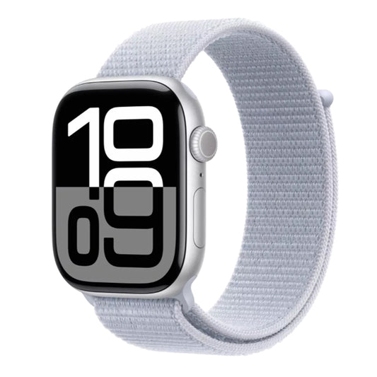 Apple Watch Series 10 GPS 46mm Silver front view