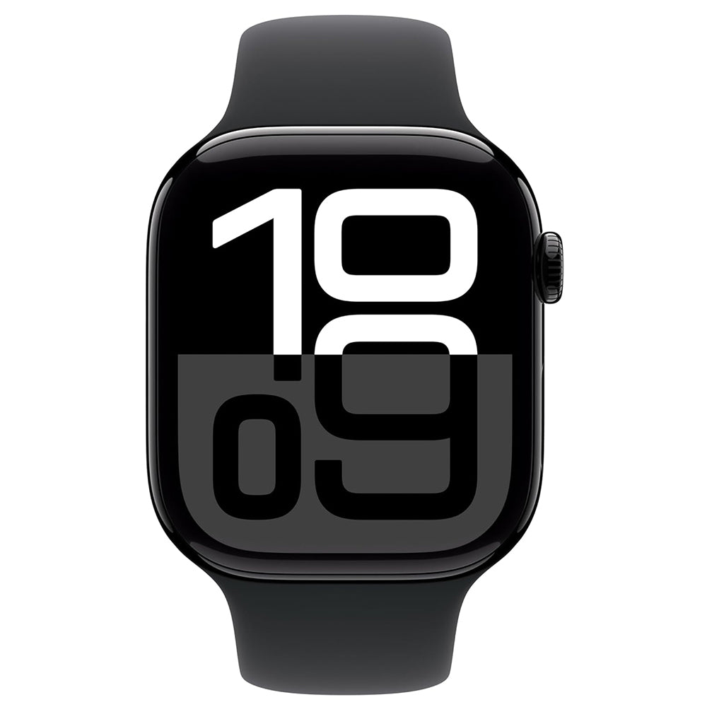 Apple Watch Series 10 showing Always-On Retina display with fitness rings