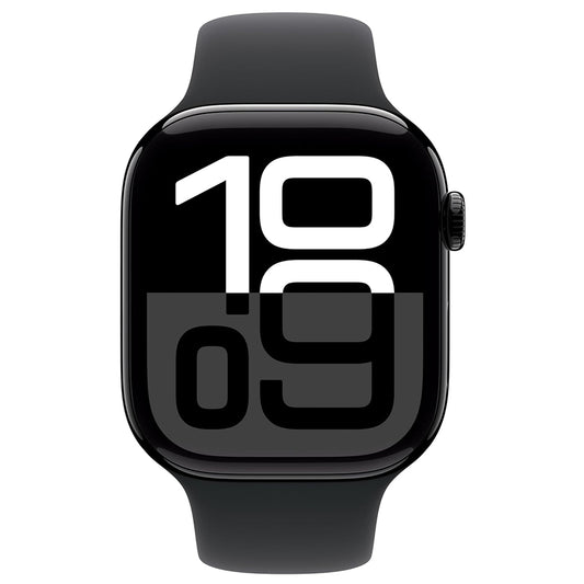 Apple Watch Series 10 showing Always-On Retina display with fitness rings