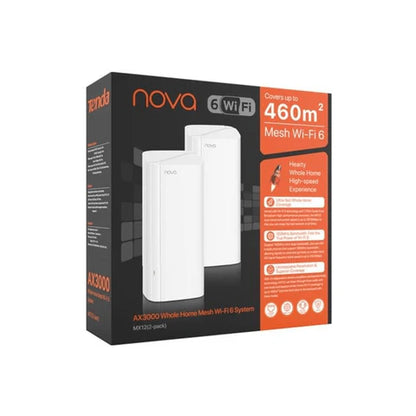 Tenda Nova MX12 AX3000 Wi-Fi 6 mesh system two nodes

