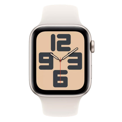 Apple Watch SE Gen 2 displaying Retina OLED screen with fitness stats