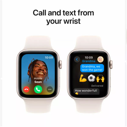 Apple Watch SE GPS 40mm showing heart rate monitoring feature