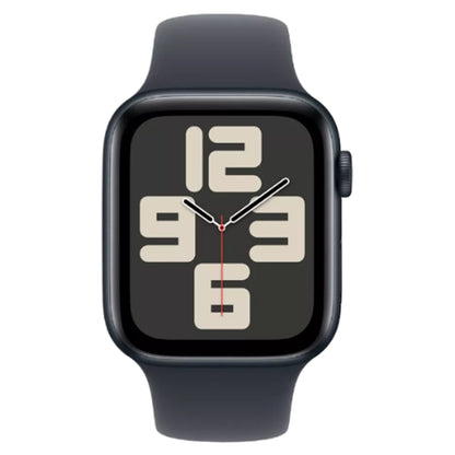 Apple Watch SE GPS 44mm Midnight Aluminium front view