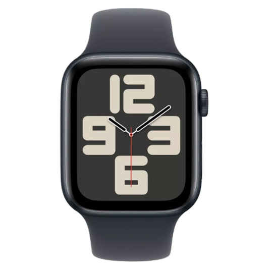 Apple Watch SE GPS 44mm Midnight Aluminium front view