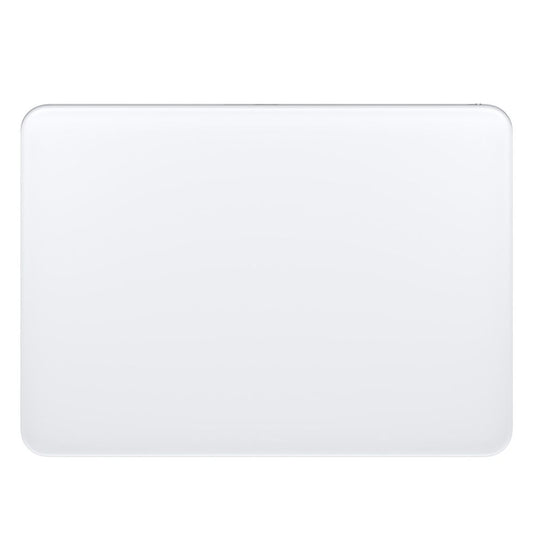 Apple Magic Trackpad in white with glass surface, top view