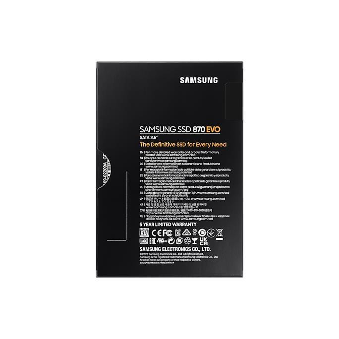 Samsung 870 EVO 2TB 2.5-inch SATA III Internal SSD – Matrix