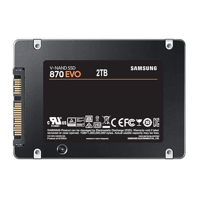 Samsung 870 EVO 2TB 2.5-inch SATA III Internal SSD – Matrix