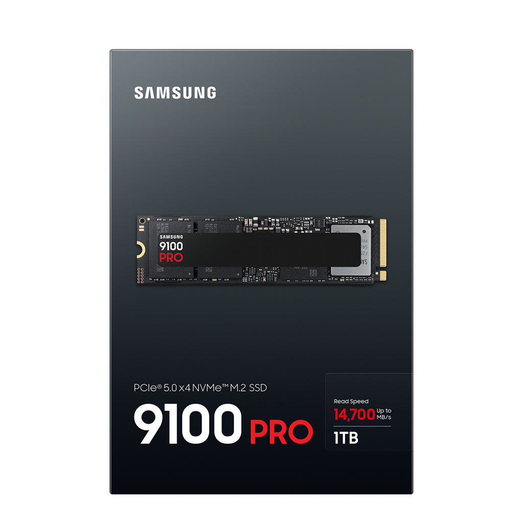 Top-down view showing the drive's label and component layout.

