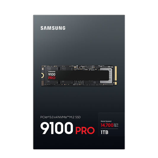 Top-down view showing the drive's label and component layout.

