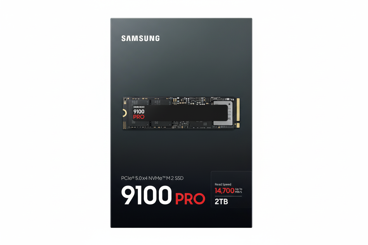 Top-down view showing the drive's dual-sided component layout.

