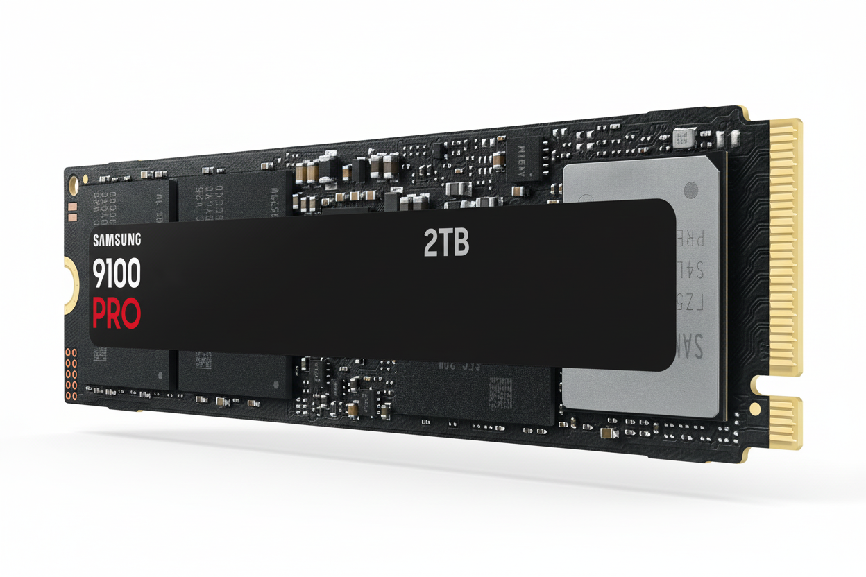 Close-up detail of the PCIe 5.0 x4 M-key interface.

