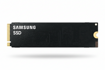 Image showing the drive's compact 80.15mm length next to a ruler.

