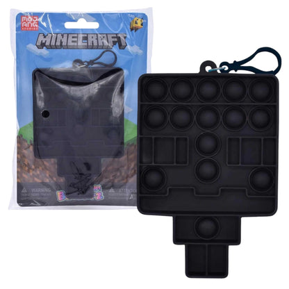 Minecraft Enderman pop-it fidget toy with packaging on a white background