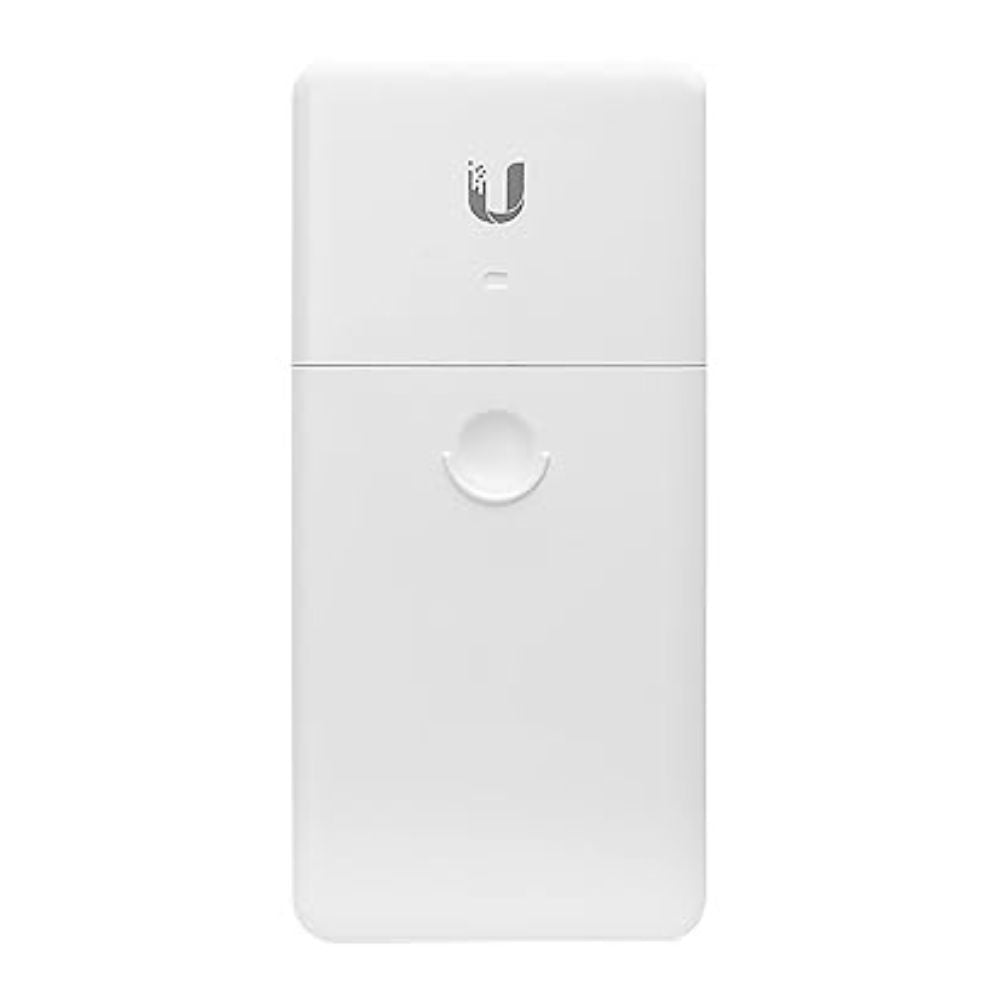 Ubiquiti N-SW NanoSwitch front view showing 4 Gigabit Ethernet ports