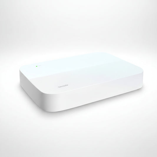 Tenda N6P-8H 8-Channel PoE Network Video Recorder front panel view.

